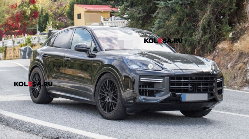 Обновлённый Porsche Cayenne Coupe: купеобразный кроссовер показался почти без камуфляжа