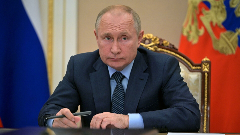 Путин пообщался с главой фракции партии "Новые люди" Нечаевым