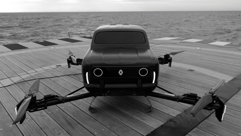 Юбилей в воздухе: Renault 4 вернулся досрочно в виде аэромобиля
