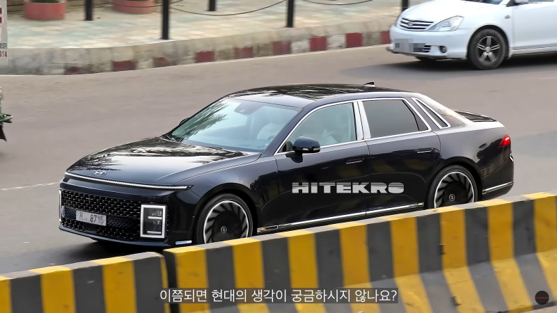 Новый Hyundai Grandeur станет электромобилем с внешностью в стиле ретро