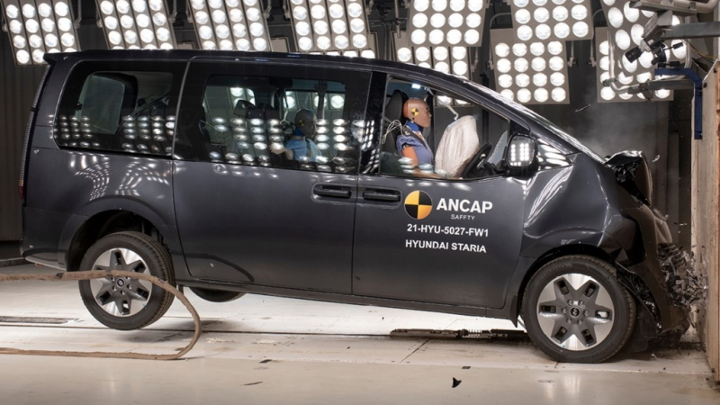 Hyundai Staria в краш-тестах ANCAP: максимальные 5 звёзд, но есть нюансы
