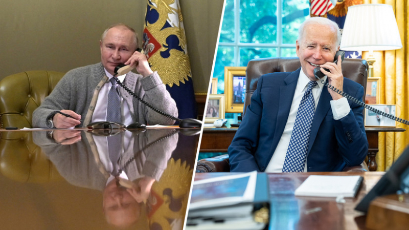 Второй за месяц: Путин и Байден проведут телефонный разговор поздним вечером 30 декабря