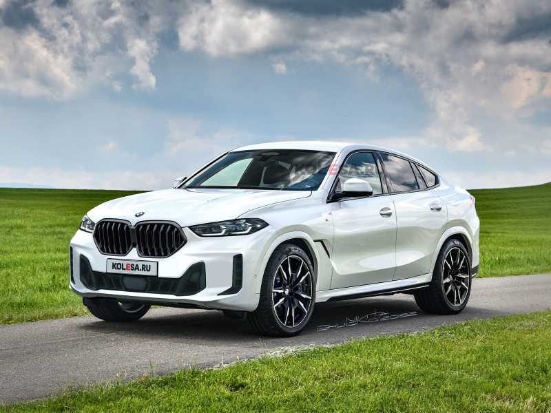 Рестайлинг BMW X6 (G06): новые изображения