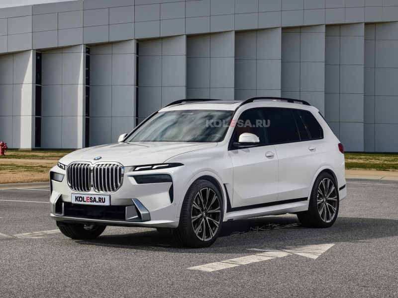 Рестайлинговый BMW X7: новые изображения