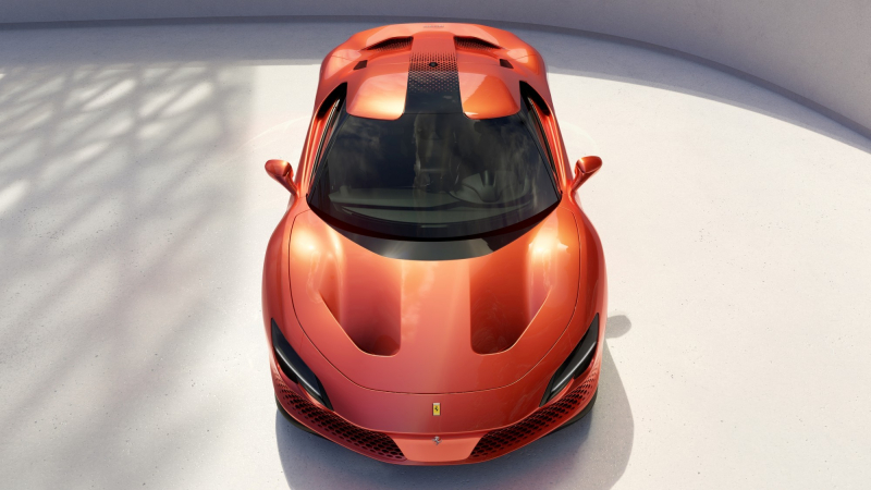 Гладь и сеточки: Ferrari представила уникальный суперкар SP48 Unica
