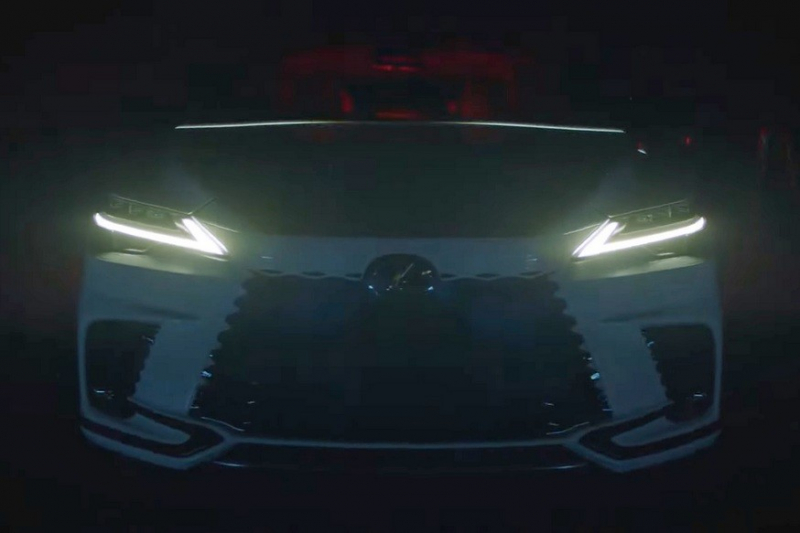 Кроссовер Lexus RX следующего поколения снова показался на тизерах