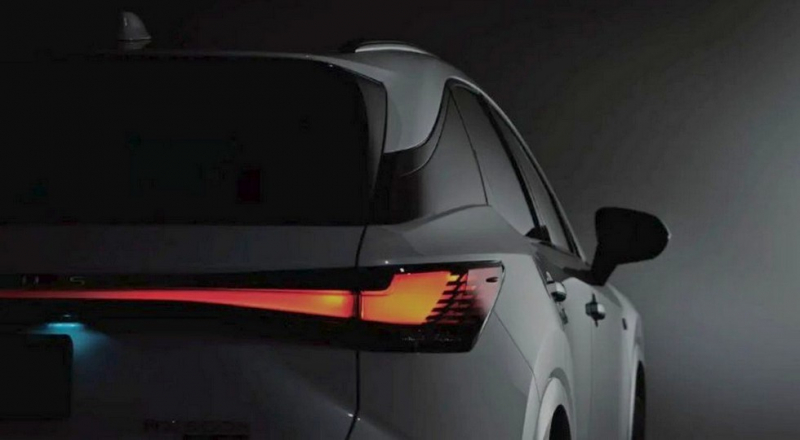 Кроссовер Lexus RX следующего поколения снова показался на тизерах
