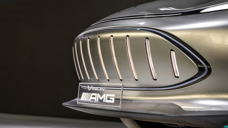 Mercedes-Benz Vision AMG: будущий конкурент Porsche Taycan с фарами-звёздами