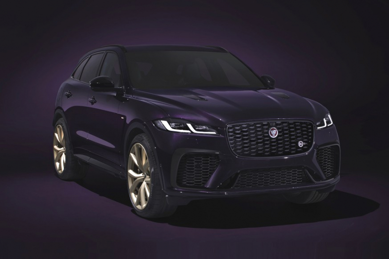 Jaguar F-Pace SVR Edition 1988: аметистовый кузов, золотистый декор и стандартная техника