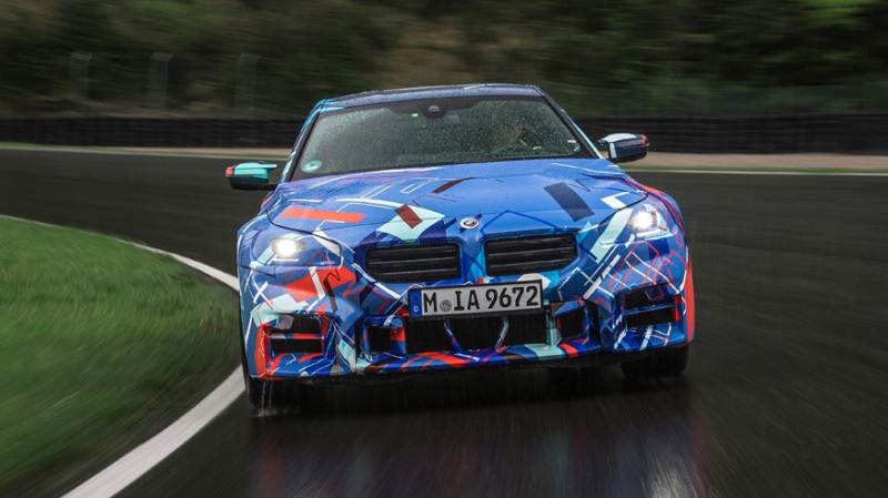 «Заряженная» новинка: купе BMW M2 следующего поколения показали на фото