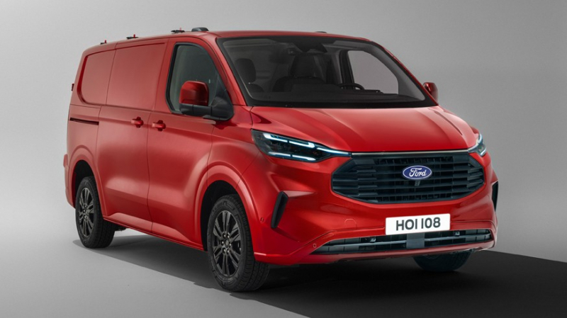 Ford рассекретил новый Transit Custom с дизельным мотором и гибридной установкой