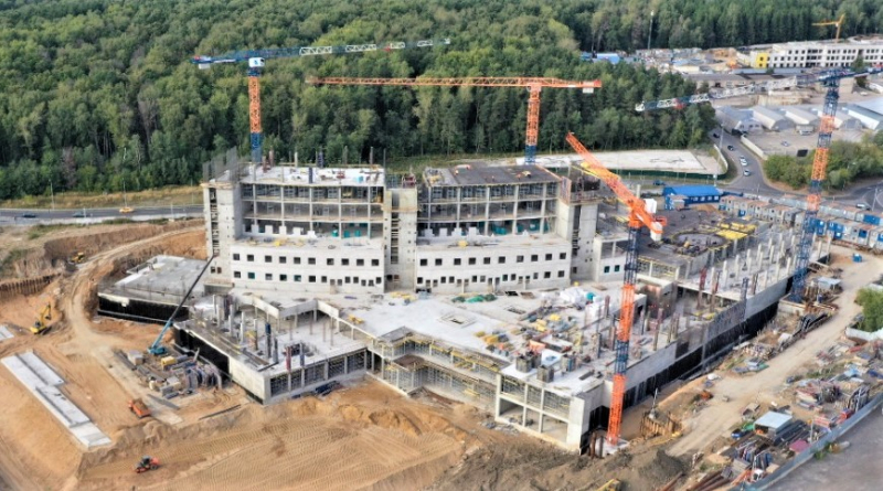 Готовность новой детской больницы в Красногорске достигла 20%