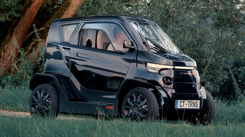 City Transformer CT-1: израильский городской электромобиль с изменяемой колеёй