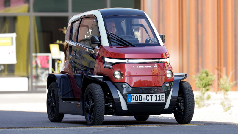 City Transformer CT-1: израильский городской электромобиль с изменяемой колеёй