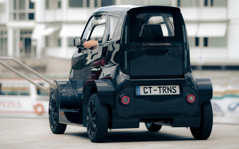 City Transformer CT-1: израильский городской электромобиль с изменяемой колеёй