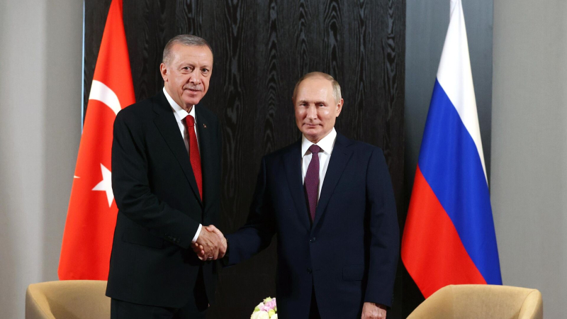 Путин провел телефонный разговор с Эрдоганом