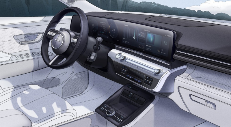 Hyundai Kona второго поколения: новые фирменные картинки и кадры с «живым» кроссовером