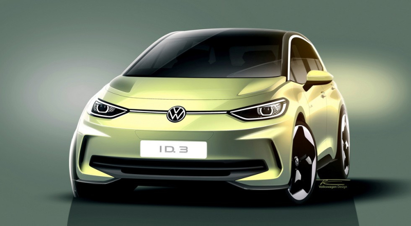 Не так давно начавший карьеру Volkswagen ID.3: уже готов рестайлинг