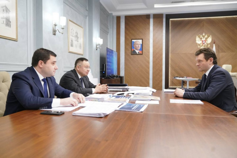 Министр строительства и ЖКХ РФ провёл рабочую встречу с вице-губернатором Орловской области