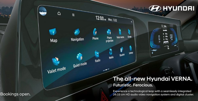 Новый Hyundai Solaris: появились официальные изображения салона