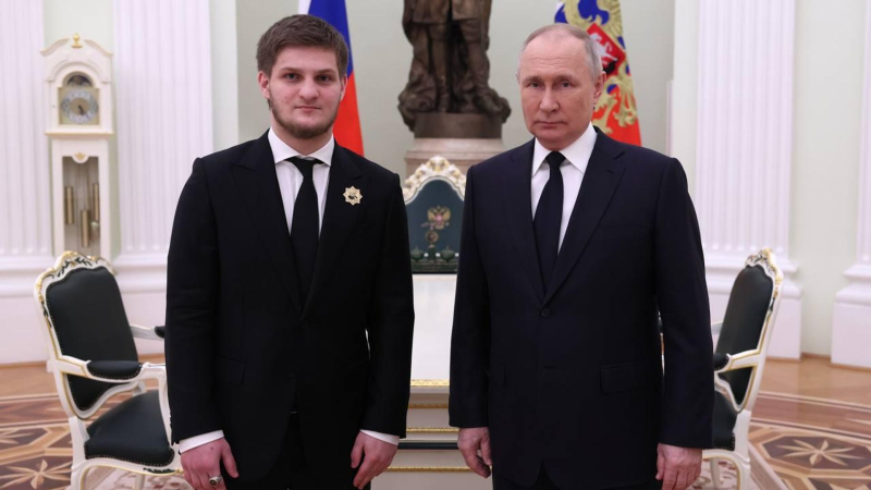 Путин провел неофициальную встречу с сыном Кадырова