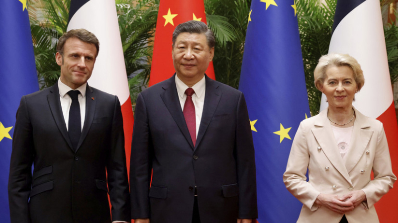 «Подходы сильно различаются»: президент Франции и глава ЕК не смогли повлиять на позицию Китая по украинскому вопросу