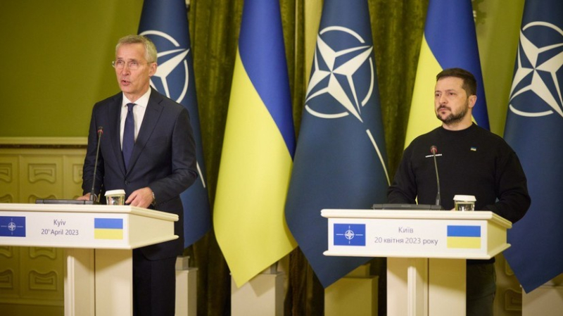 «Утилитарное отношение»: глава НАТО заявил, что Украина «со временем» получит членство в блоке
