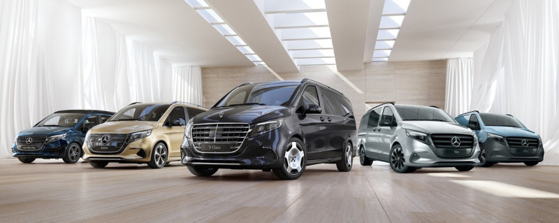 Обновлённые Mercedes-Benz V-Class, EQV, Vito и eVito: современный стиль и богатое оснащение