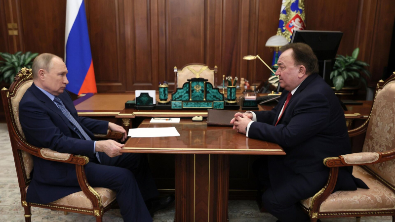 Путин проводит встречу с главой Ингушетии