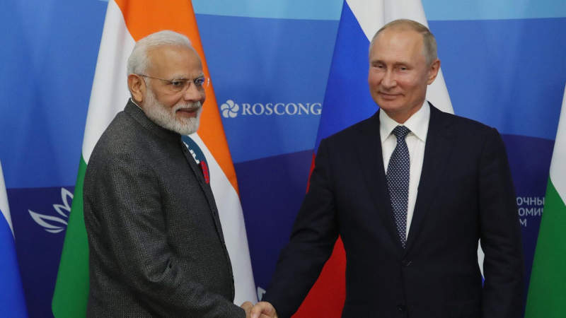 Моди был бы рад видеть Путина в Индии, сообщила Матвиенко