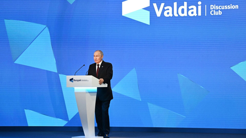Путин прокомментировал свое выступление на "Валдае"