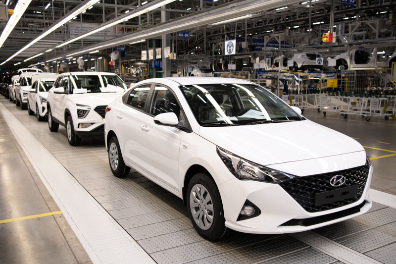 Российский завод Hyundai продлил режим простоя до 2024 года