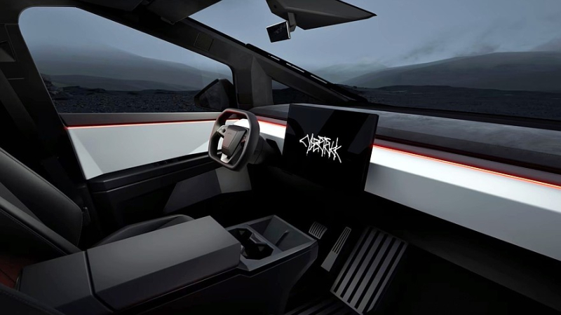 Серийный Tesla Cybertruck: кузов из нержавейки, руль по проводам и бешеная динамика