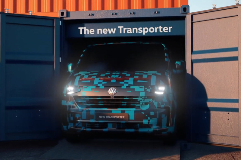 Volkswagen Transporter нового поколения показался на видео