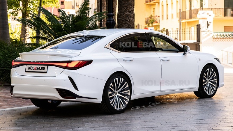 Обновлённый Lexus ES: первые изображения