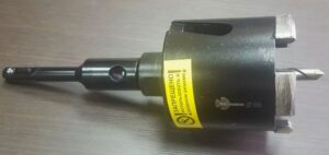 Применение алмазной коронки по бетону