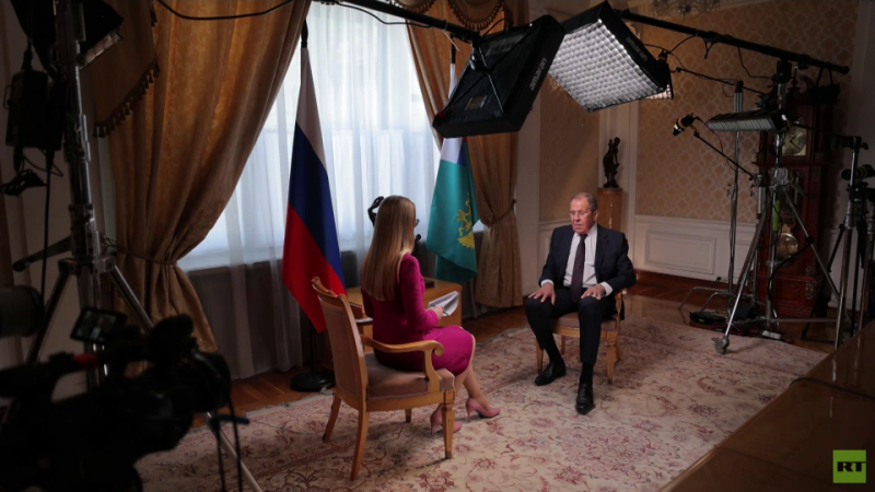 «Хотят спровоцировать большую войну»: Сергей Лавров в интервью RT — о конфликтах на Ближнем Востоке и на Украине