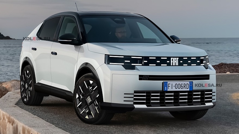 Fiat может выпустить новый компактный кросс-лифтбек Panda: первое изображение