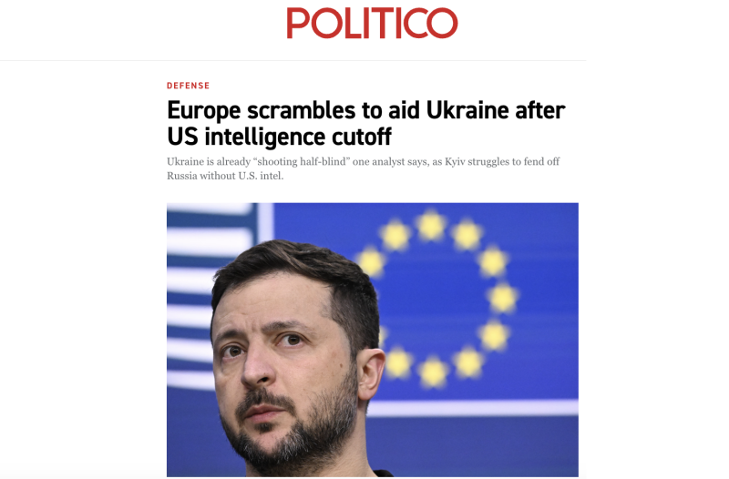«Явная незаинтересованность Трампа»: американские СМИ — о решении США отказать Киеву в разведданных для ударов ВСУ