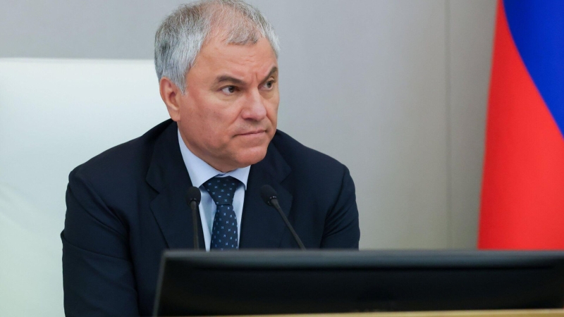 Володин рассказал о законодательном обеспечении послания Путина