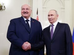 Путин поздравил Лукашенко с Новым годом