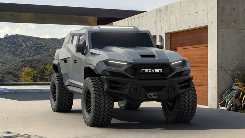 Новый Rezvani Tank полностью рассекречен: прежний «донор» и пересмотренная техника