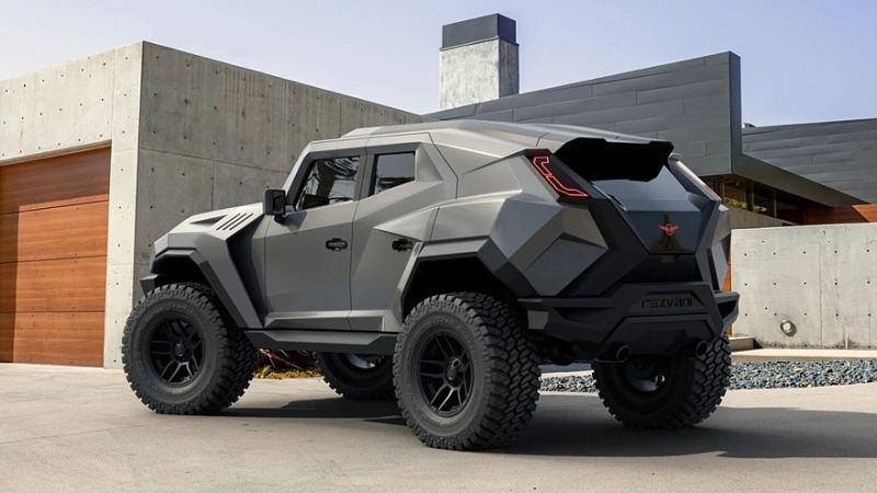 Новый Rezvani Tank полностью рассекречен: прежний «донор» и пересмотренная техника