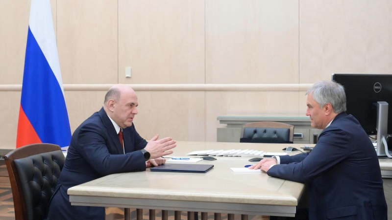 Володин открыл сбор вопросов к отчету правительства в Госдуме