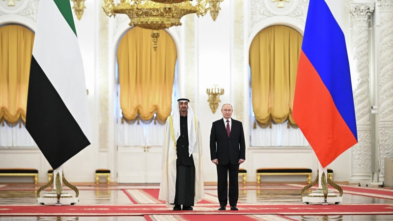 Партнерство России и ОАЭ динамично развивается, заявил Путин
